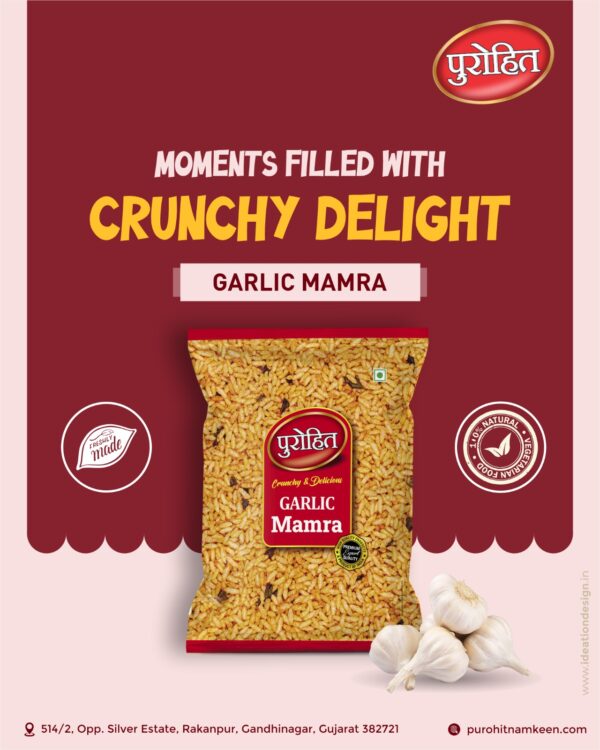 Purohit Garlic sev mamra